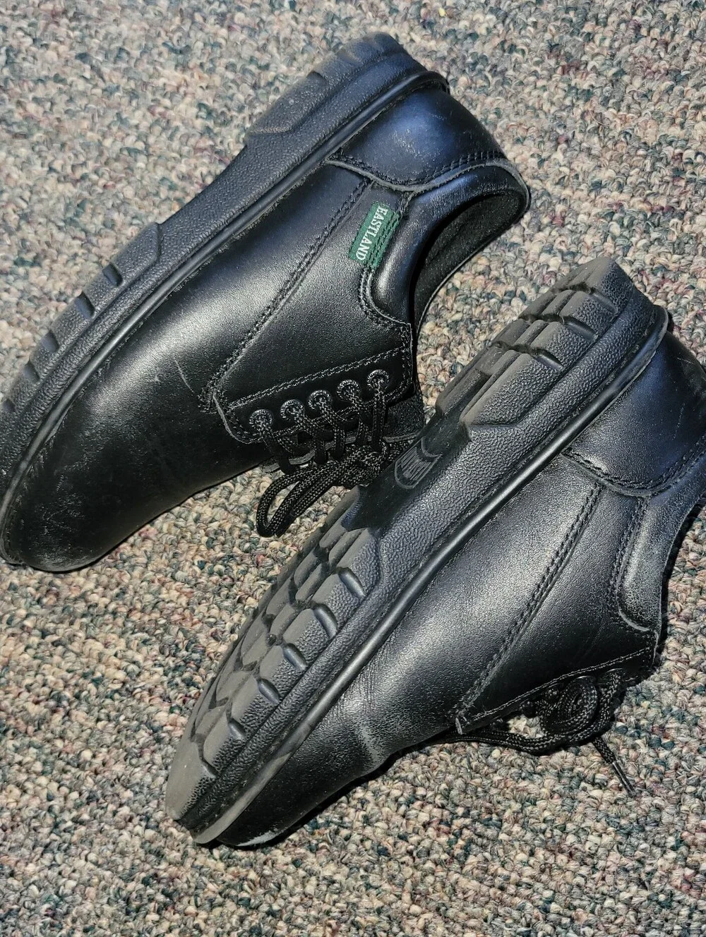 🛑🔥5/$20 Eastland Black Kids Lace-Up Dress Shoes